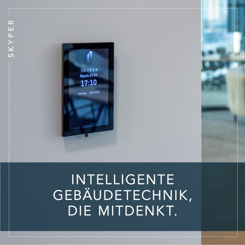 Intelligente Gebäudetechnik, die mitdenkt.